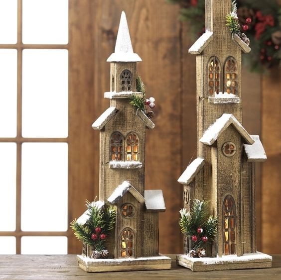 Voici 12 magnifiques décorations de Noël, faites de palettes de bois  récupérées!