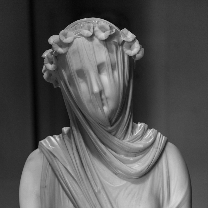 2. Dama Velata (detail), Raffaele Monti