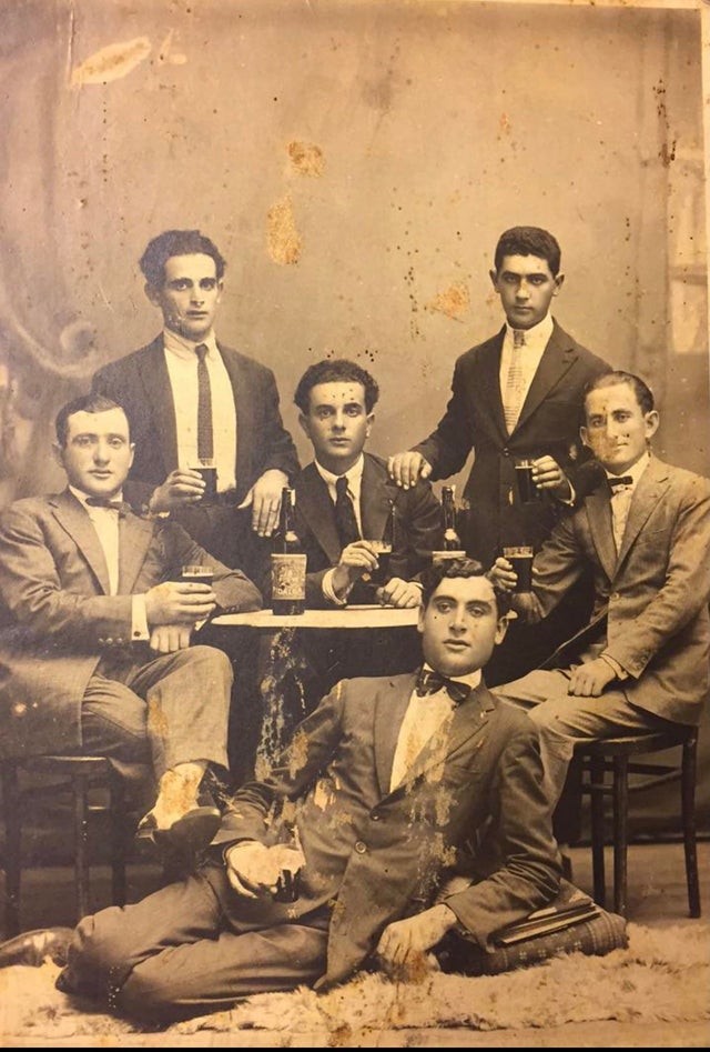 My great grandfather and his friends in the 30s!