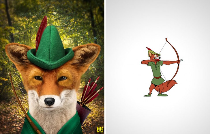 14. Parmi les animaux fantastiques ramenés dans le monde réel, Robin des Bois ne pouvait pas manquer à l'appel !
