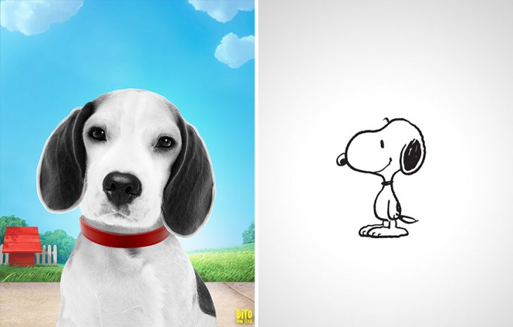4. Voici Snoopy : tout simplement sympathique !