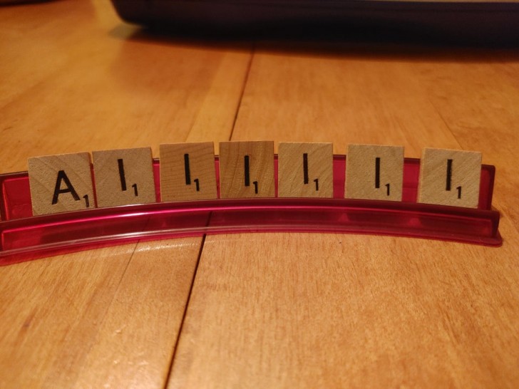 12. Als je zelfs met "Scrabble" pech hebt