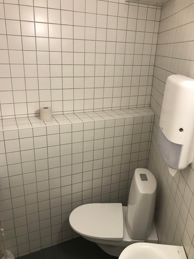 19. Het ideale toilet voor wie korte, heel korte benen heeft...