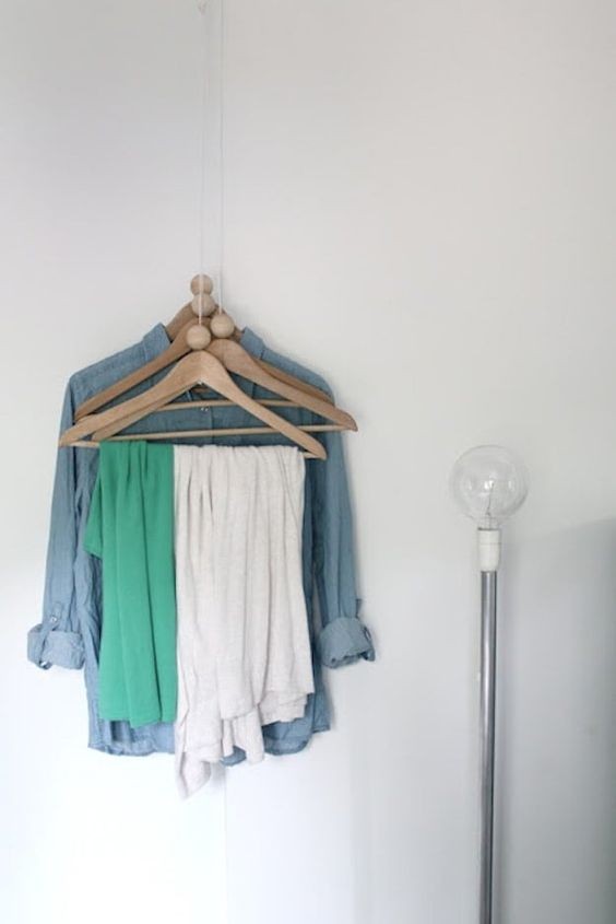 9. Eine weitere Idee für eine Mini-Garderoben-Ecke