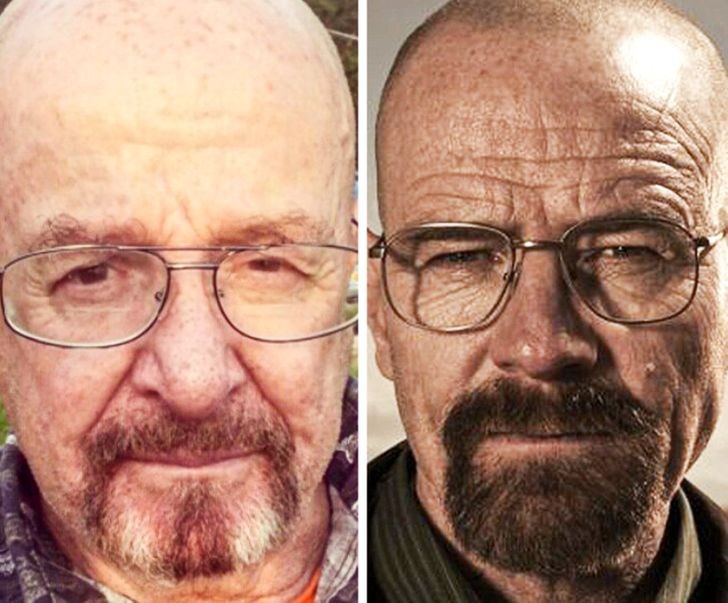 Am I dreaming or am I awake? Surely that's Walter White from Breaking Bad!