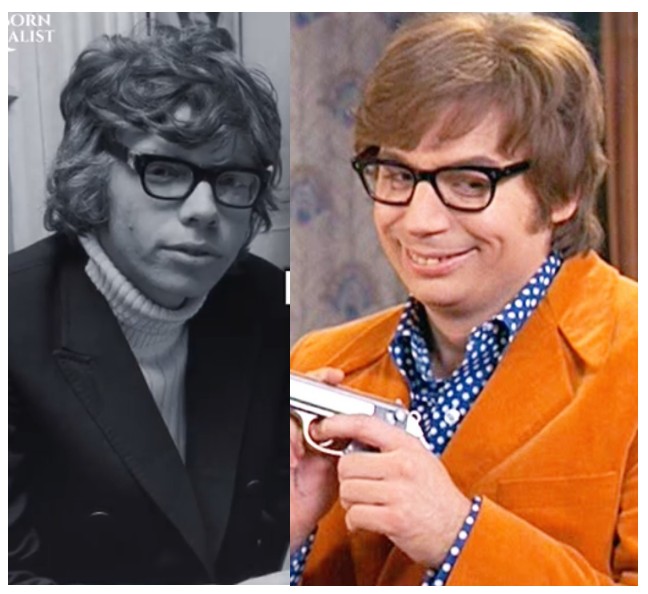 This guy could be mistaken for Austin Powers!
