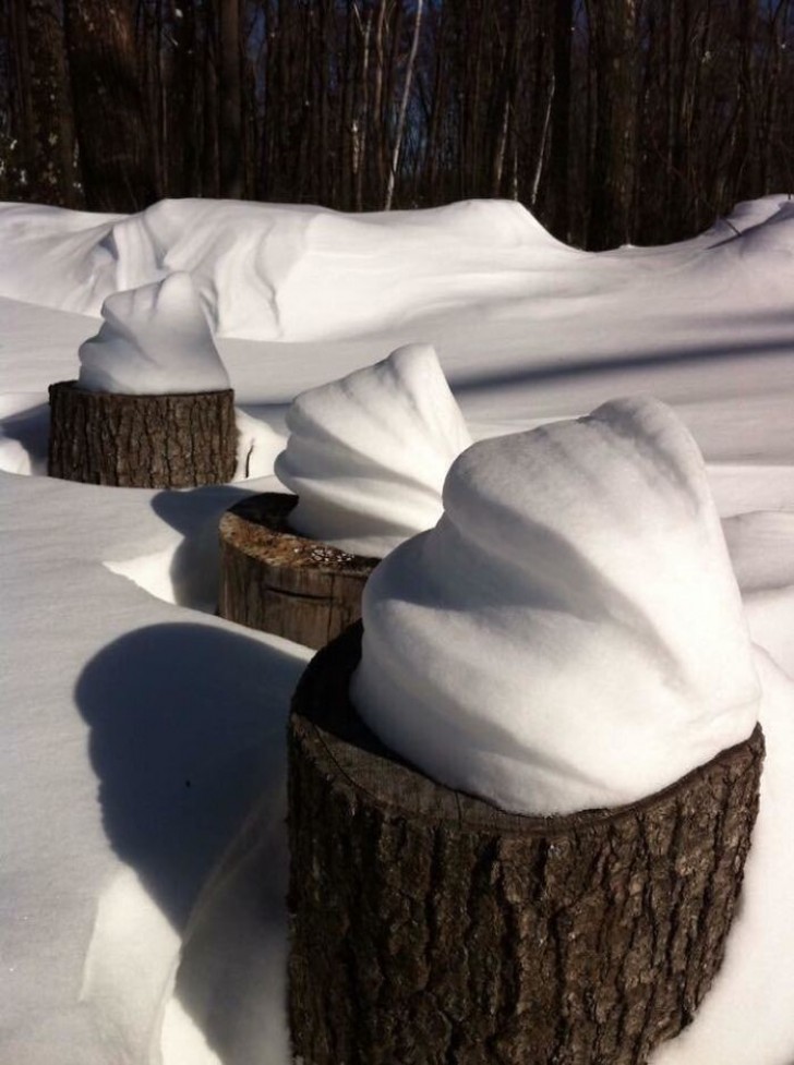 4. On dirait de grandes coupes de glace géantes !