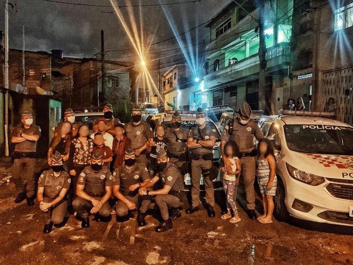 Twitter / Policía Militar de Sao Paulo