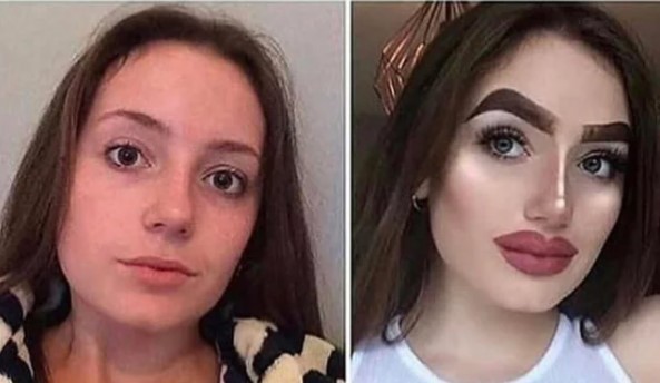 4. De kracht van make-up... wanneer je het niet weet te gebruiken!