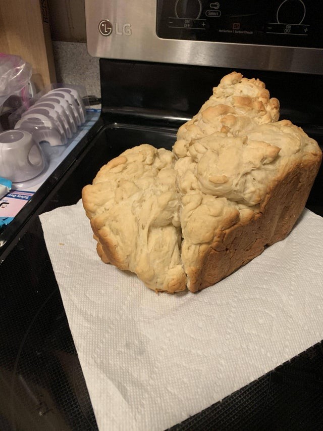 Das sollte unser erstes Experiment mit Brot sei ...