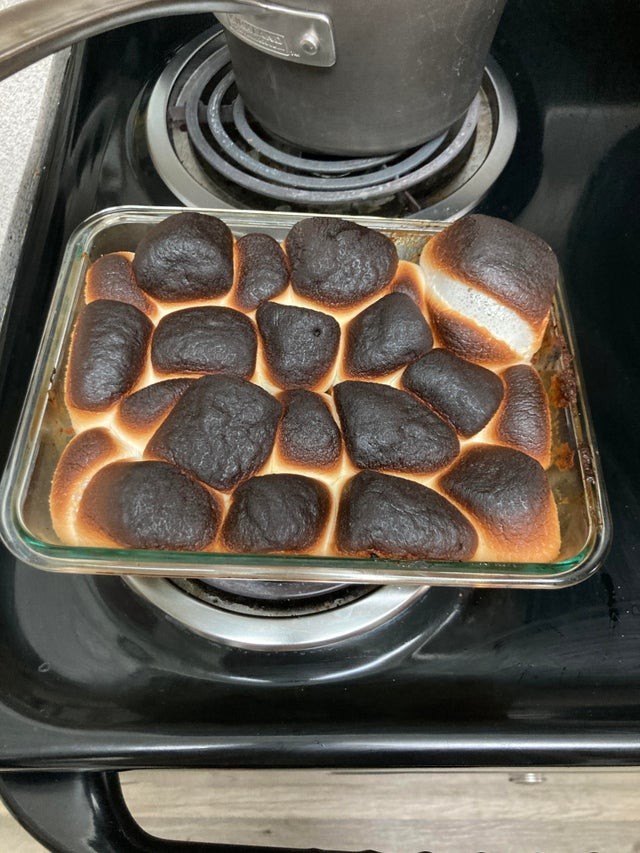 Ofenkartoffeln ... vollkommen verbrannt!