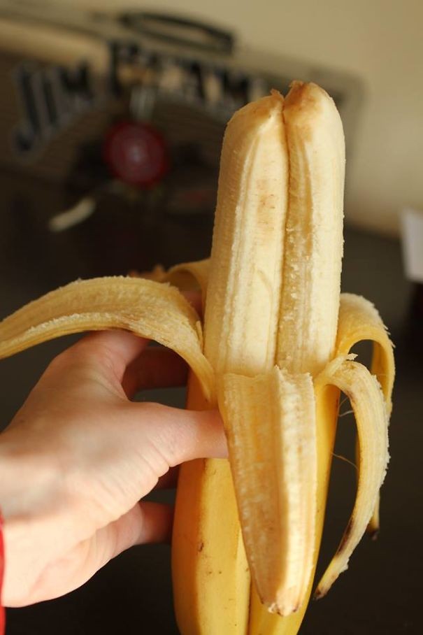 14. Qui a déjà vu deux bananes dans la même peau ? C'est une vraie surprise : un en-cas pour deux !