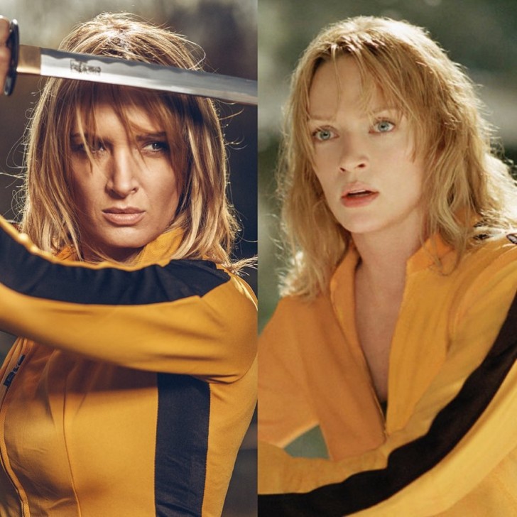 15. Tarantino podría tomarla como doble de Uma Thurman