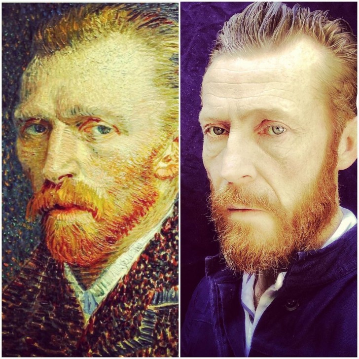 BONUS: "When I'm in a museum where Van Gogh's self-portraits are exhibited, many people ask me for a photo next to the paintings and ask me if I'm his descendant. Many artists want me as a model, it's very strange! The most important thing is that I still have both ears! "