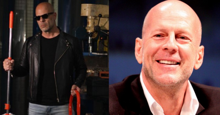 "Det är många personer som kommer fram till mig i tron att jag är Bruce Willis. Mitt Instagram har verifierat att jag liknar Bruce, men han har inget konto på Instagram. Jag ersatte honom en gång i en reklamfilm eftersom han var upptagen med att spela in en annan film"