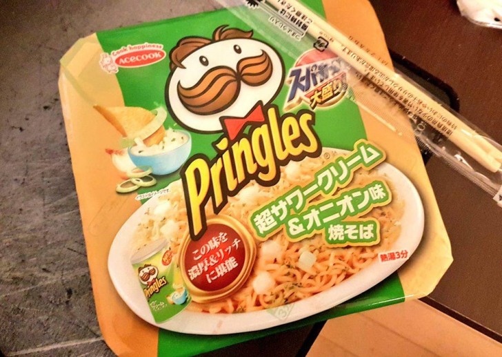 3. Pour tous les amateurs de Pringles : ici les célèbres chips sont aussi en version noodles !