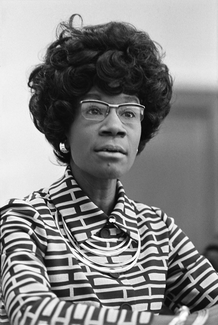 15. Shirley Chisholm (1924-2005) : politicienne, universitaire et militante américaine, elle a été la première Afro-Américaine élue au Congrès.