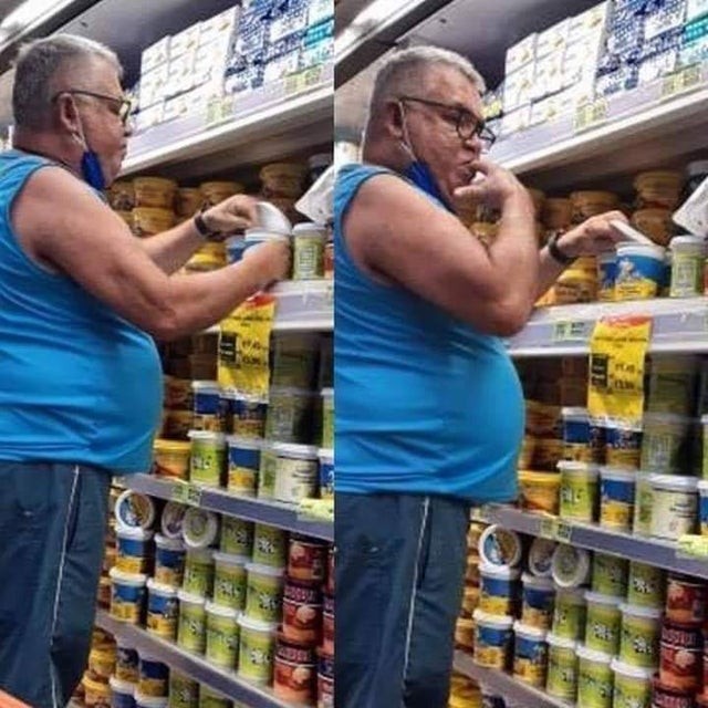 La escena del supermercado que todos no quisiéramos haber querido ver...