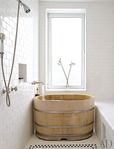 3. Een kuip als een bad, voor een compacte oplossing geschikt voor kleine badkamers