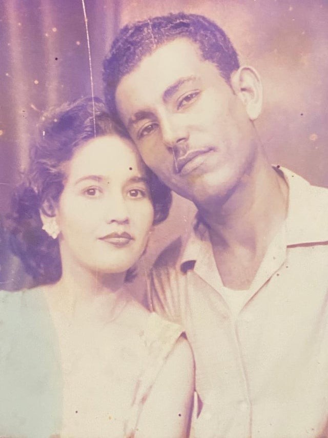 8. "My grandfather and grandmother on a date. Both were from Puerto Rico. She was of Spanish descent and he had great-grandparents from East Africa."