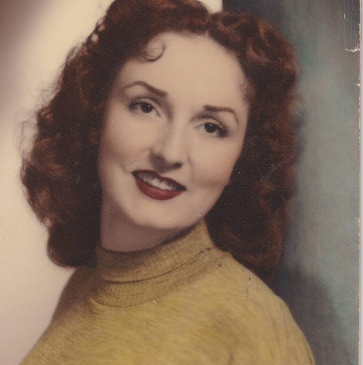 9. "Grandma in the early 1950s. She turned 90 this year and still looks beautiful!"