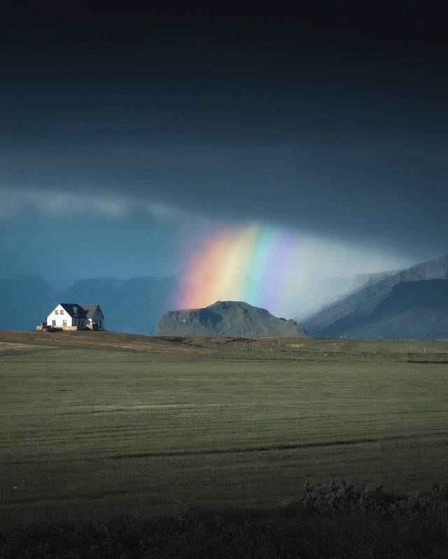 9. Avete mai visto un arcobaleno così spesso?