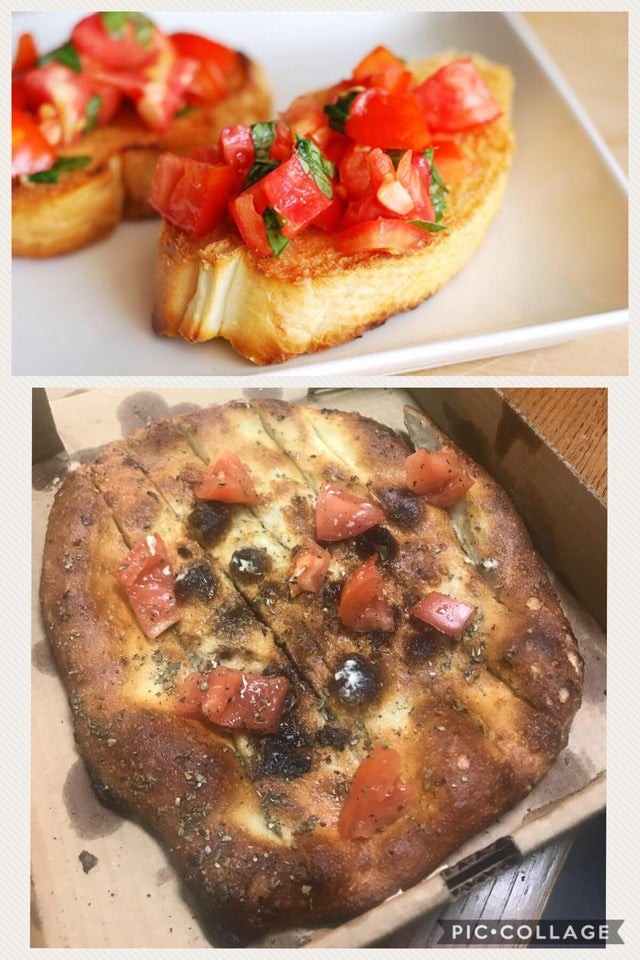 14. „Ich hatte in einer Pizzeria in meiner Nähe Bruschetta bestellt ...“