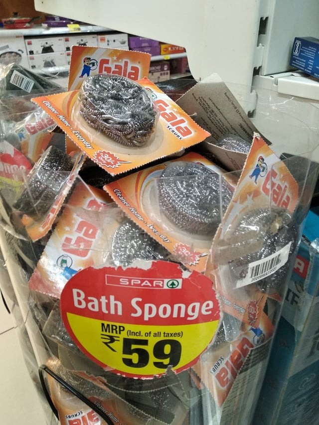 7. "Bath sponge" ... mm, let's hope no one has used it like that!