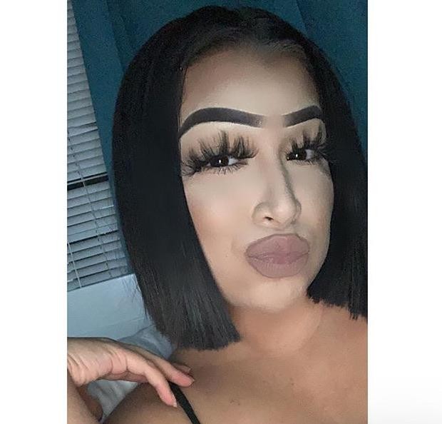 9. We could wonder indefinitely why those eyebrows and those eyelashes, but we would never find an answer.