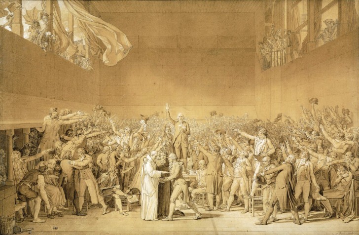 Jacques Louis-David "Le Serment du Jeu de paume" - Wikimedia Commons