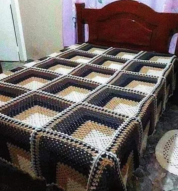 When the art of crochet creates one-of-a-kind visual illusions!