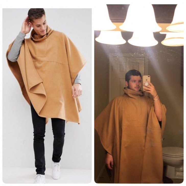 This poncho is certainly not what it seemed ...