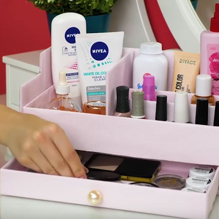 5. Een praktische make-up organizer