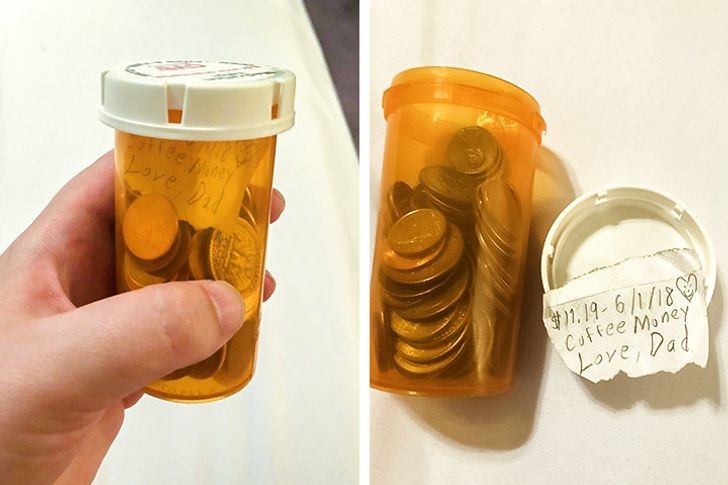 A jar full of coins to pay for coffee: the story behind this shot is moving