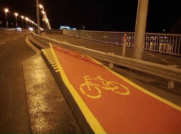 13. ¿Esta pista ciclística es de verdad segura?