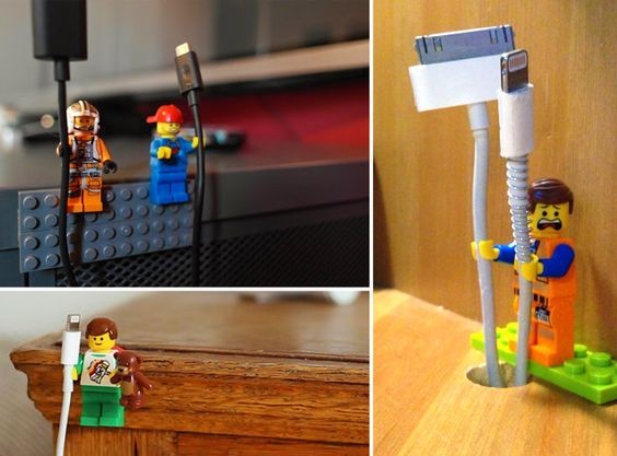 Houd de kabels netjes met LEGO