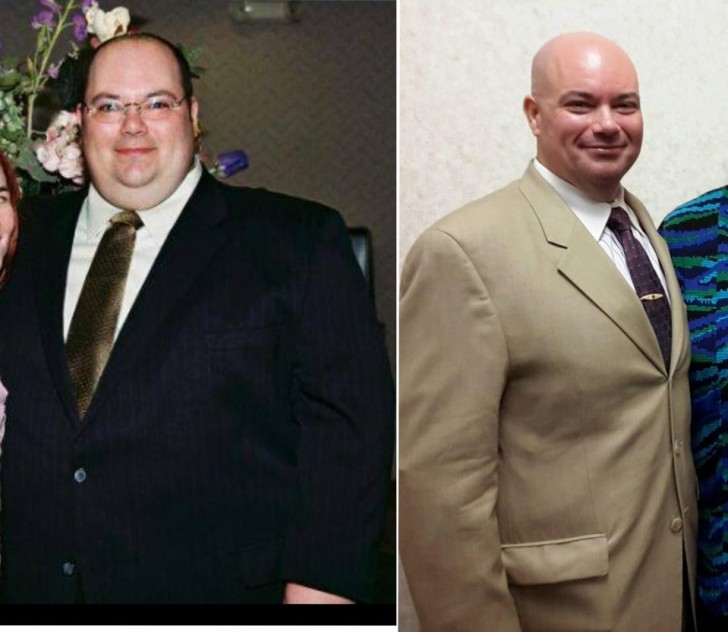 After a divorce, this man went from weighing 440 pounds to 200 pounds - quite an achievement!