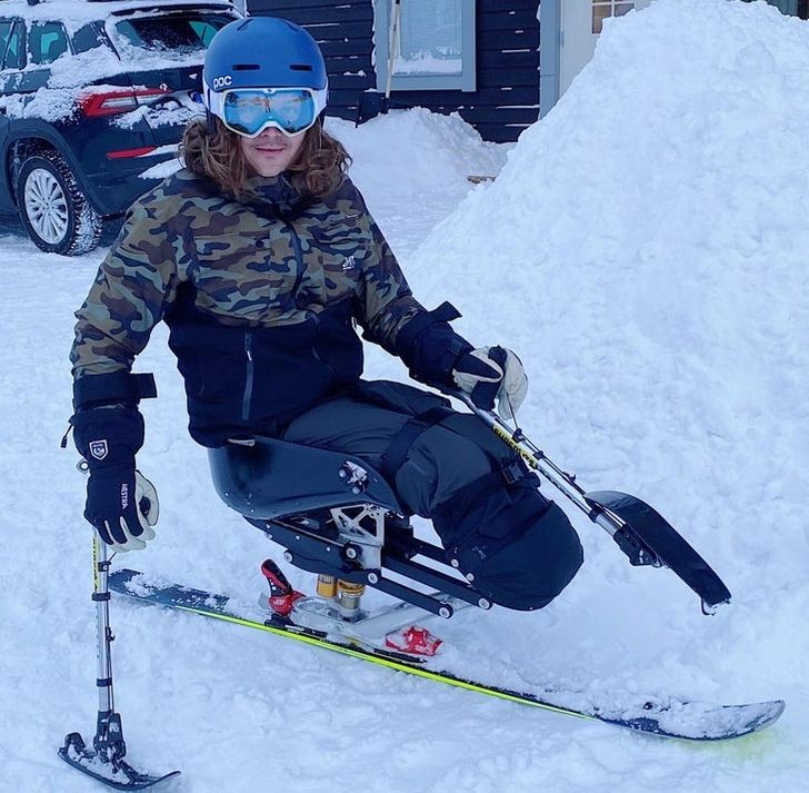 Avevo il timore di non poter sciare più dopo il mio grave incidente, ed invece non mi sono mai arreso!