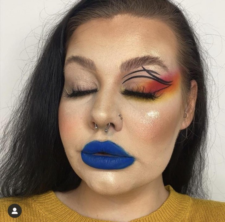 11. Blue lipstick. Why?