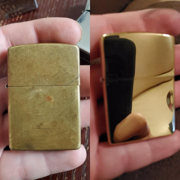 Um Zippo 1995: notou o quanto ele foi usado ao longo do tempo?