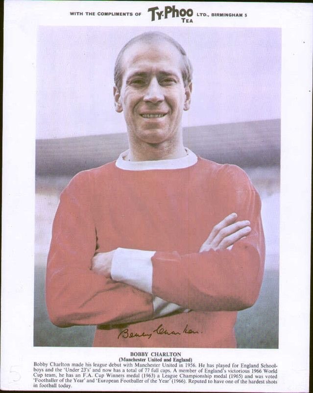 12. Une photo de Sir Bobby Charlton en 1969 : il n'avait que 32 ans !
