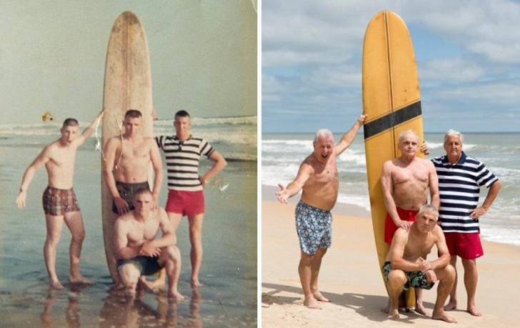 1. Foto scattate a 50 anni di distanza.
