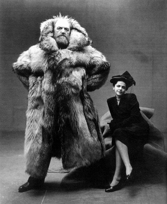 5. A photographic portrait of the Arctic explorer Peter Freuchen and his wife, the "fashion designer" Dagmar Cohn (1947)