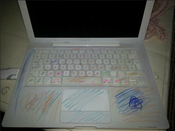 Era um MacBook novinho...