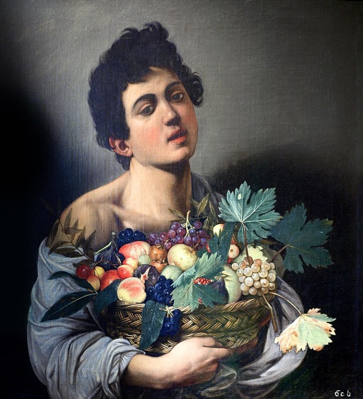 Michelangelo Merisi da Caravaggio, Boy with a Basket of Fruit/Wikimedia Commons