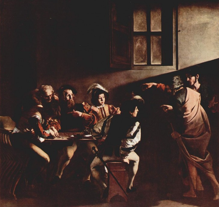 Michelangelo Merisi da Caravaggio, The Calling of Saint Matthew/Wikimedia Commons