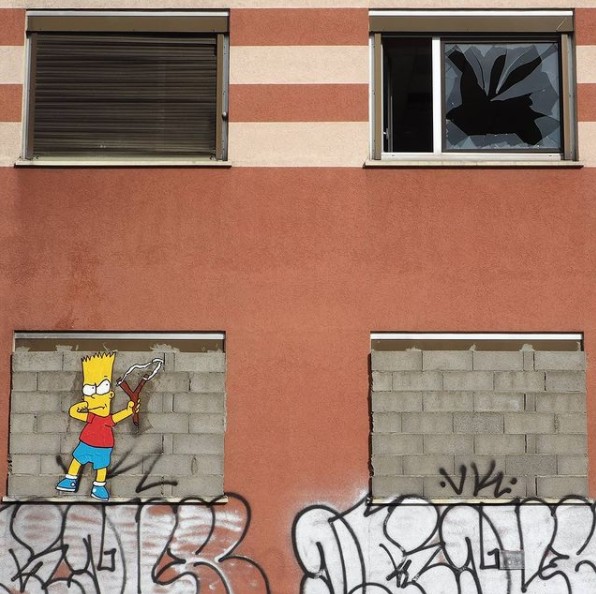 1. Bart ha rotto una finestra.