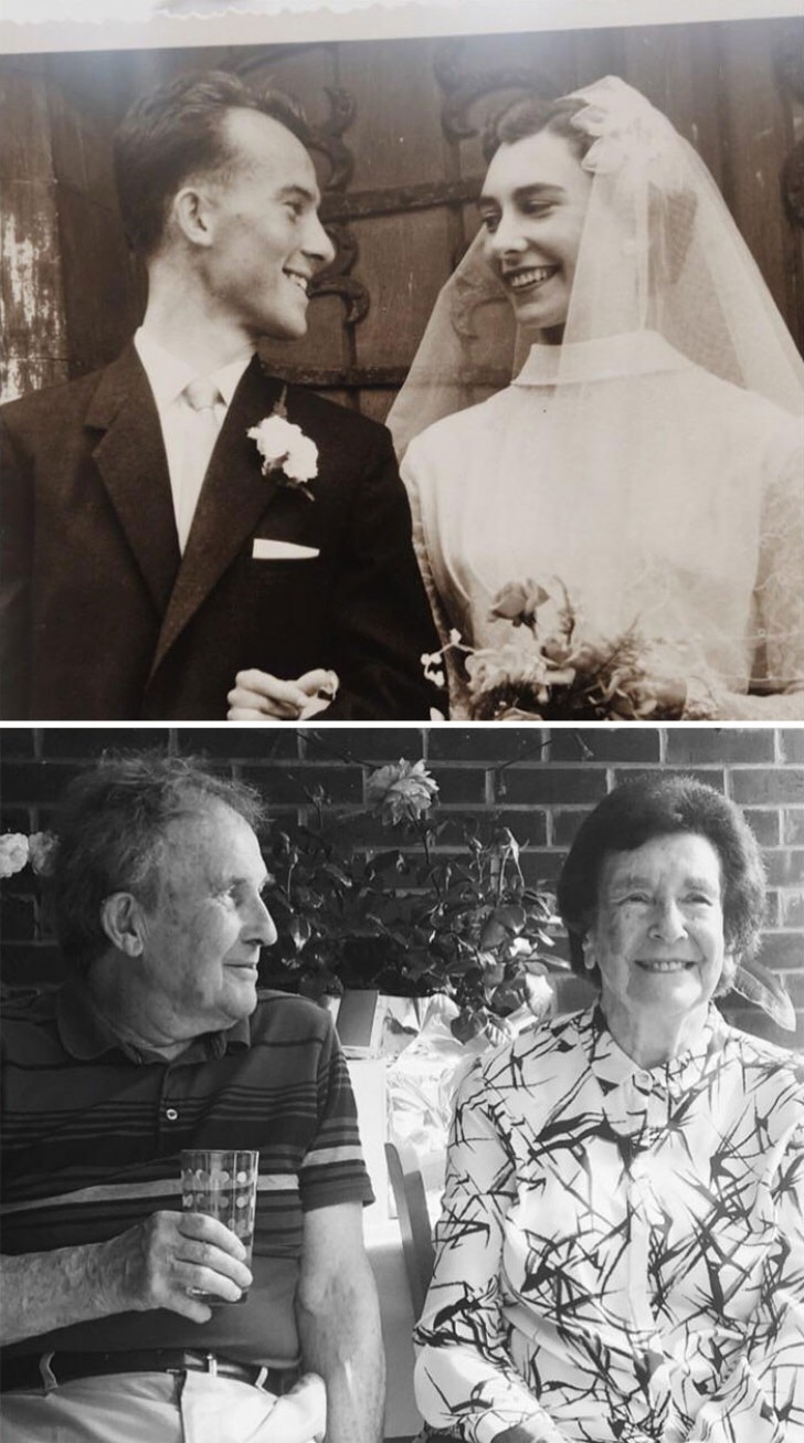 2. Dopo 60 anni insieme, ancora si guardano con amore