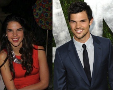 Taylor Lautner och sin dubbelgångare.