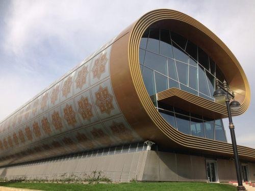 Le musée du tapis à Bakou, Azerbaïdjan